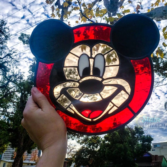 Mickey Mouse Stained Glass Patterns I Can Almost Hear That Familiar