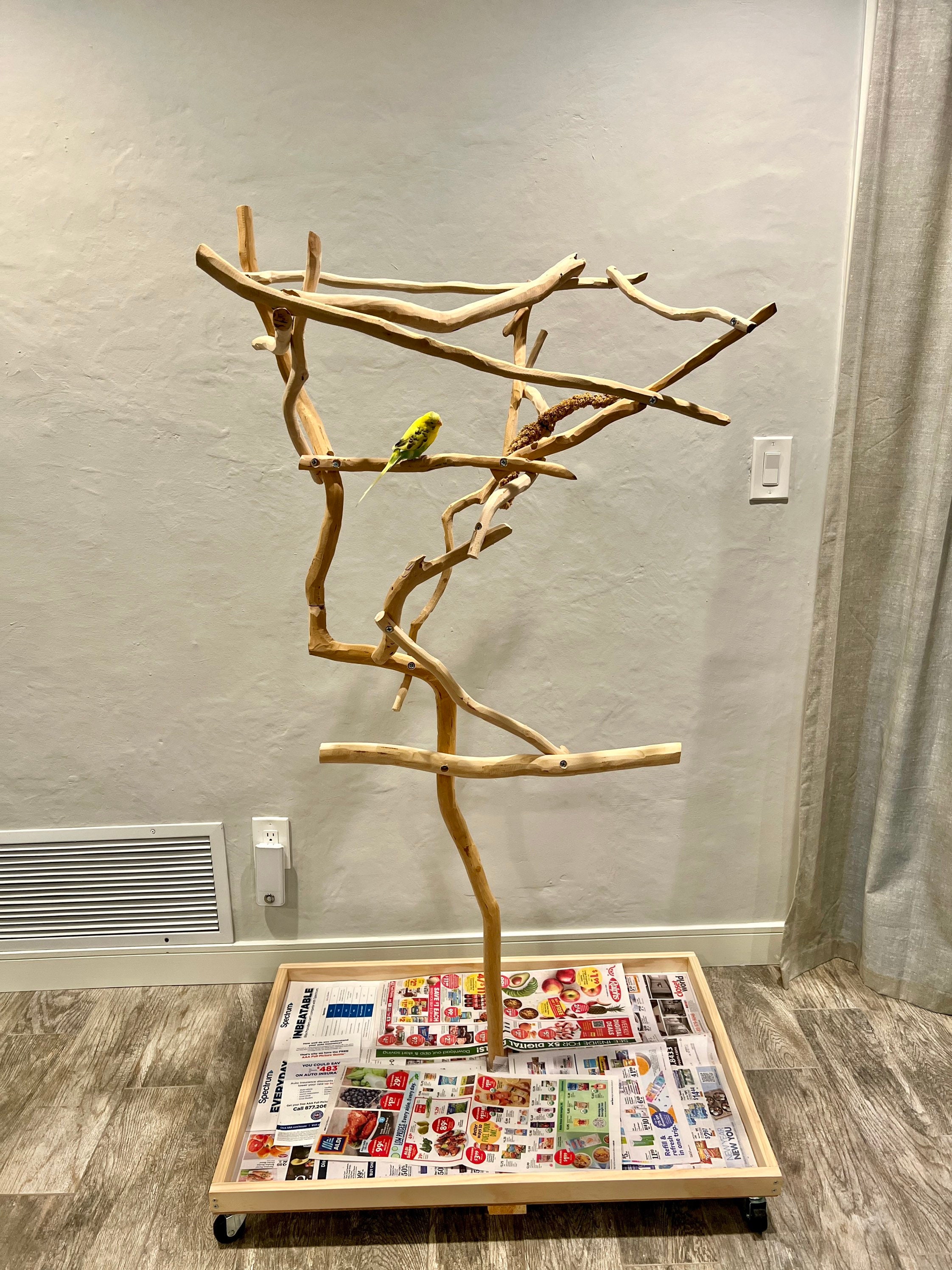 Parrot Tree Stand Easy to Assemble Customize Your Perch Etsy