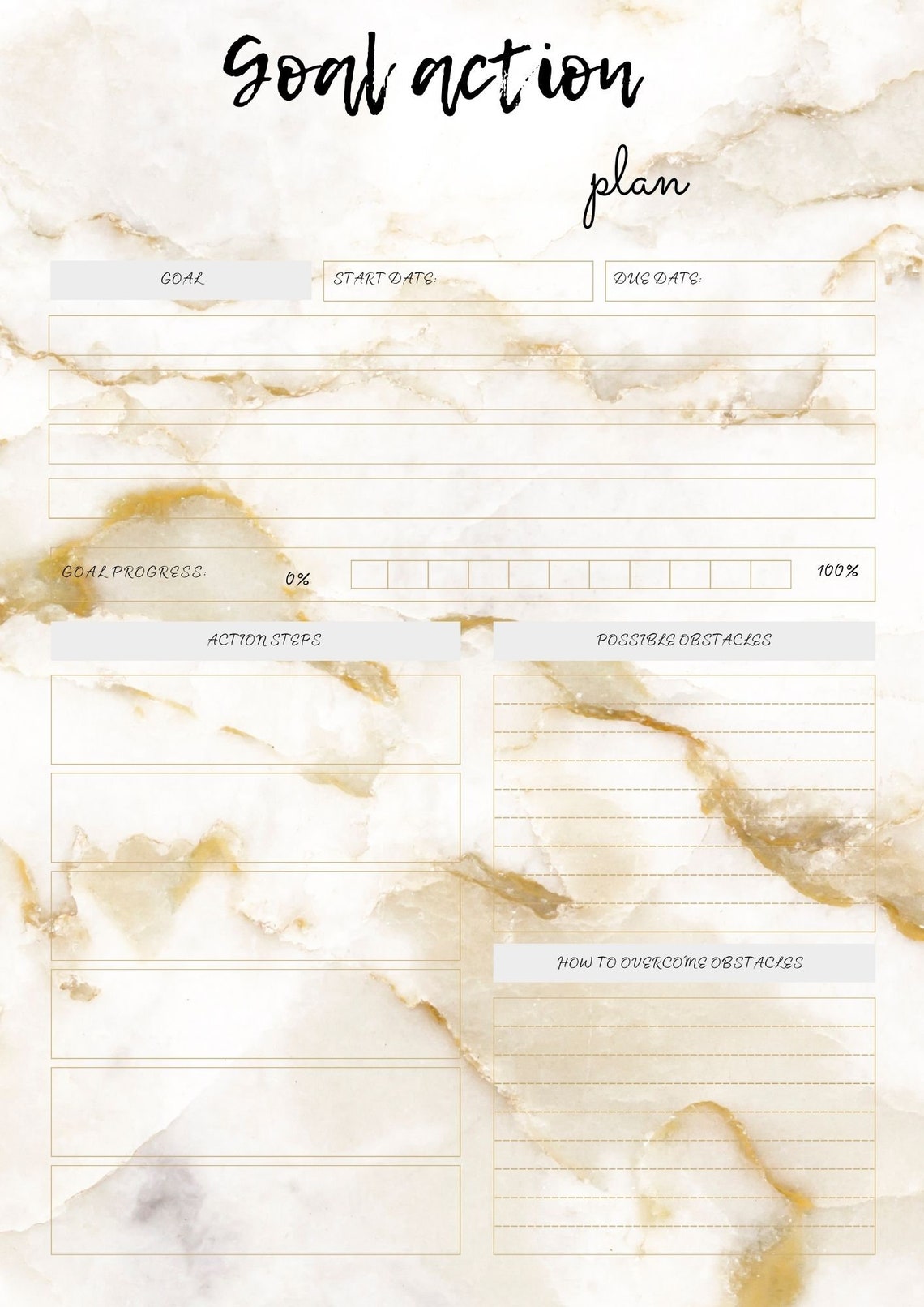 Printable Daily Planner A4 Format - Etsy
