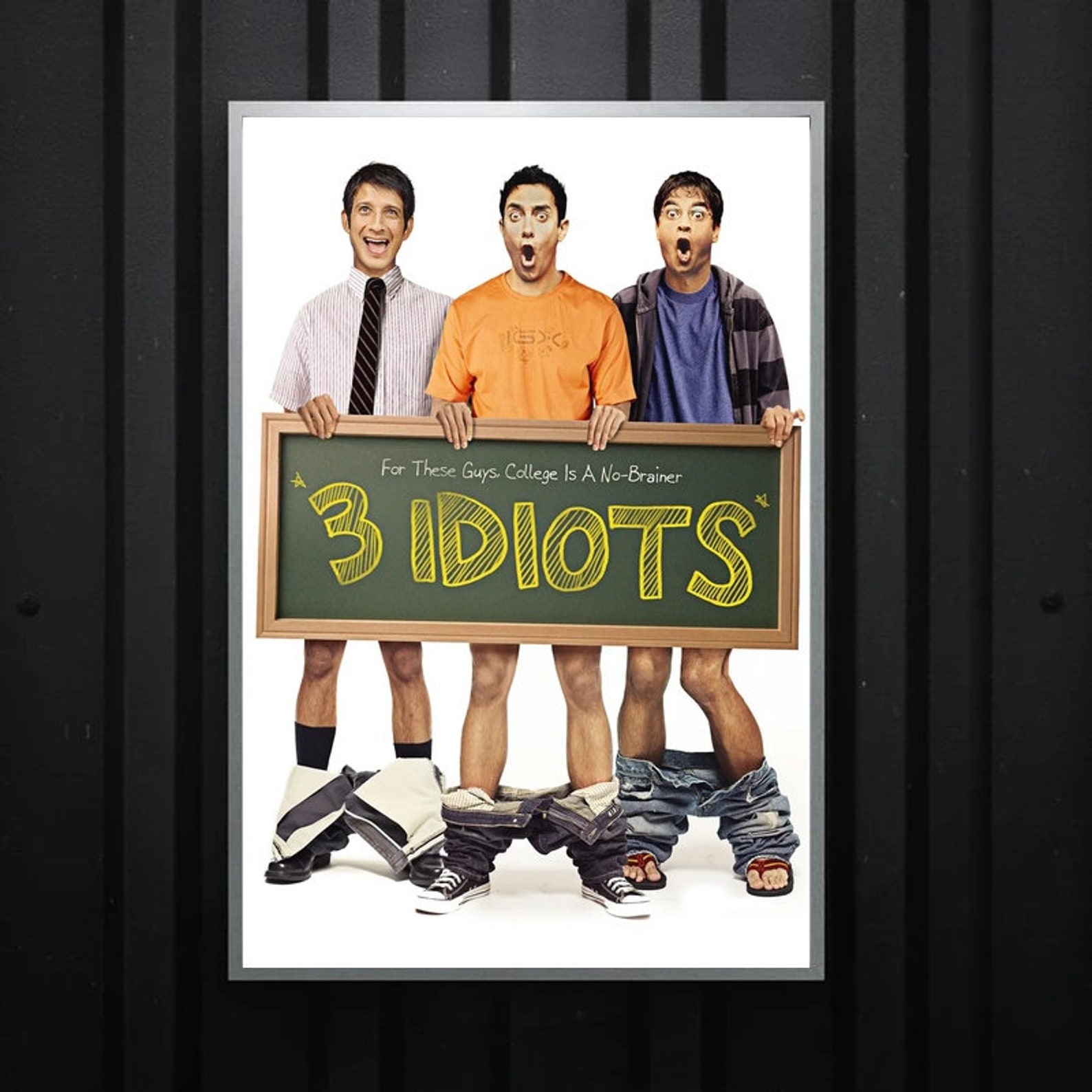 3 Idiots classic movie poster Multisize family living room Etsy