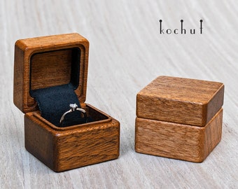 mahogany ring box