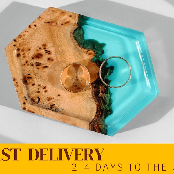 Wood Resin Jewelry Etsy