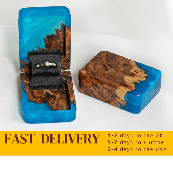 Slim engagement ring box cheap uk