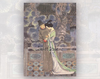 Traditional Chinese Art Print, Song of Everlasting Regret, Tang Poem Illustration