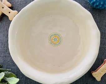 Medium Ceramic dog bowl