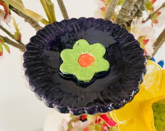 Handmade ceramic flower