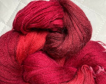 Double Knit yarn Hand dyed yarn Yorkshire Dale Yarn lace yarn Welldressing Colourway made in UK indie yarn variegated yarn 4ply yarn