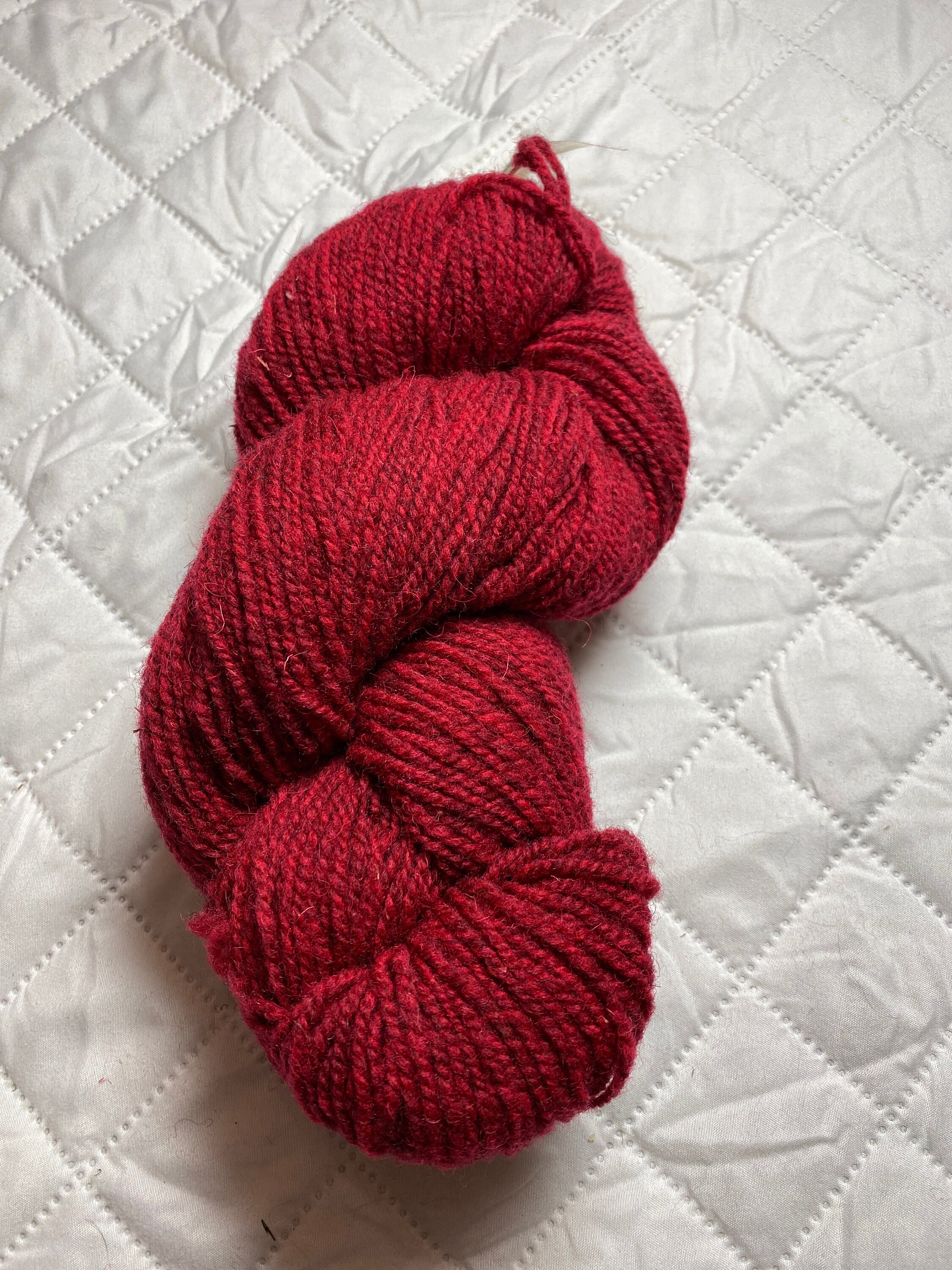 7 matasse di filato di lana artigianale cottage in rosso Etsy 7 matasse di filato di lana artigianale cottage in rosso Etsy