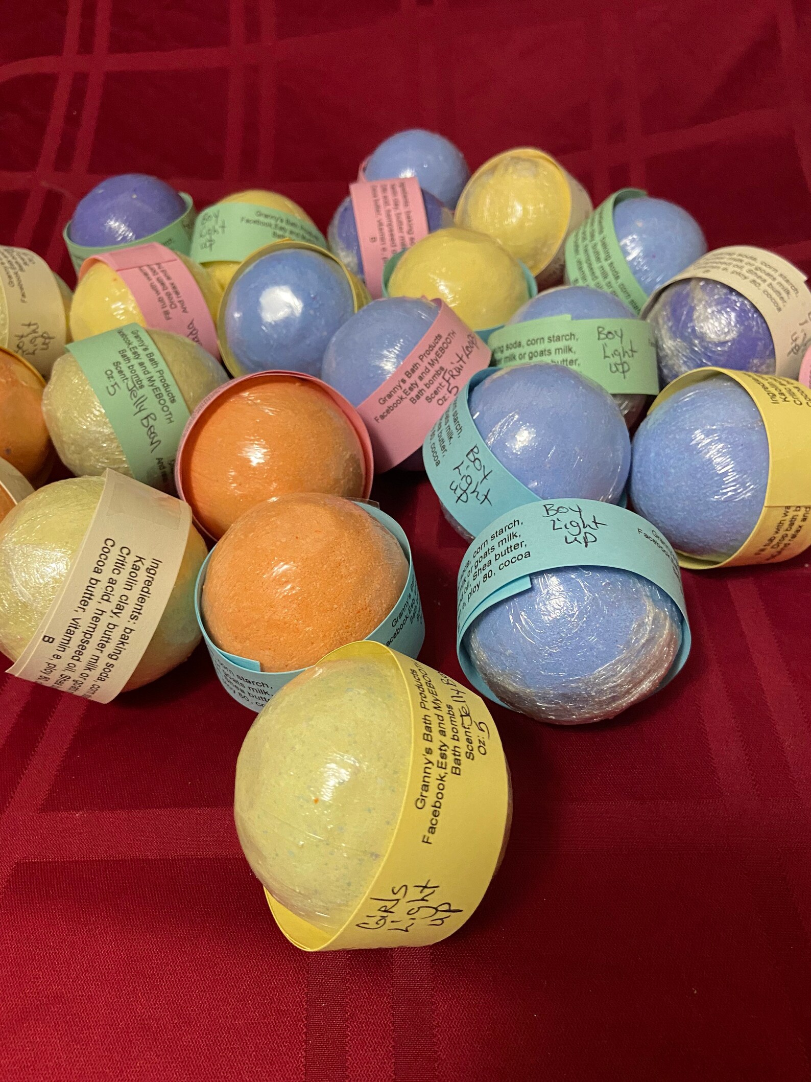 Light up bath bombs Etsy