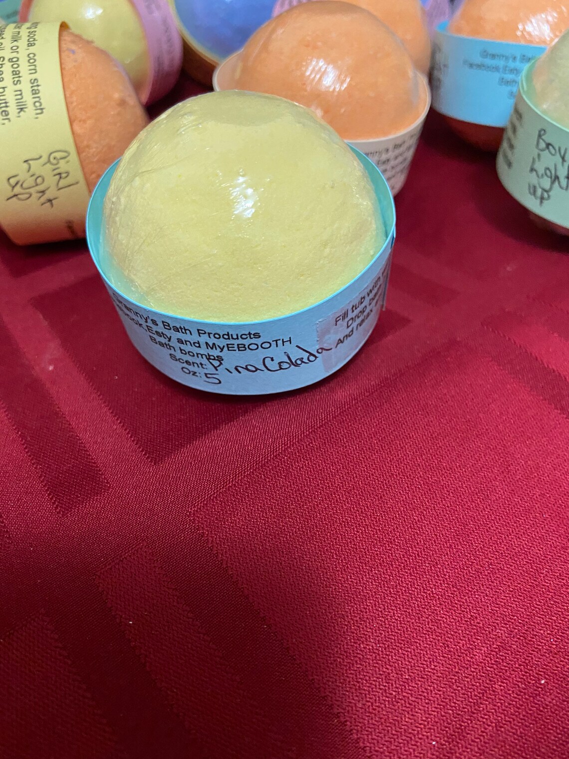 Light up bath bombs Etsy