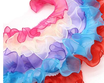 Organza Ruffle Organza Ruffle Trim - Etsy