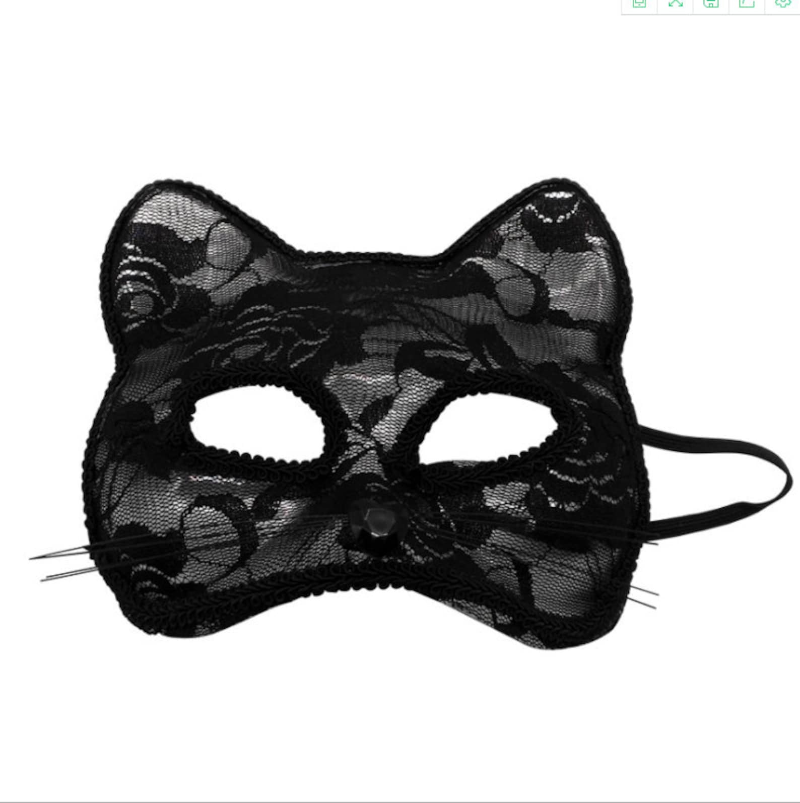 Lace Cat Mask / Masquerade Mask / Cosplay Mask Etsy