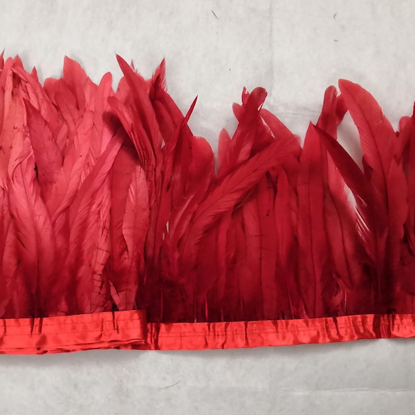 Rooster Feather Trim Etsy