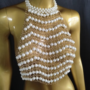 Haut perlé à suspendre/haut de bikini bijoux/haut de plage vacances/habillage de bikini/housse de bikini/haut EDC/haut court