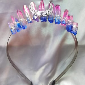 Carnival Costume Crystal Headband/Jeweled Crystal Headband/Jeweled Headpiece/Wedding Party Head Crown/Crytal Crown Headpiece
