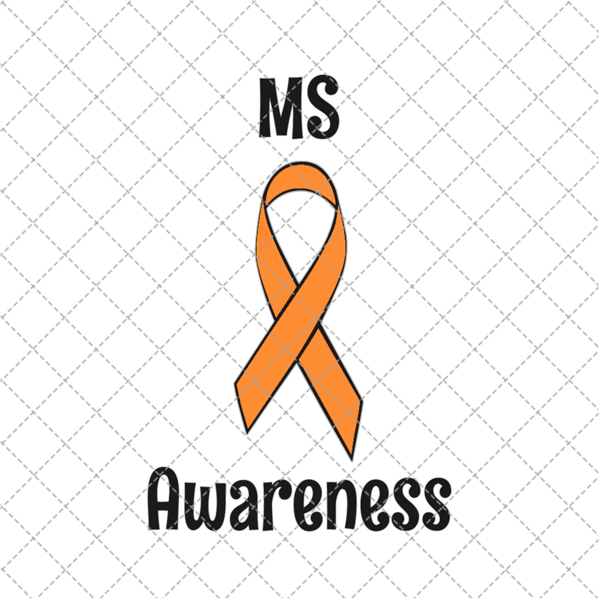 MS Awareness Ribbon Png Download Png Printable Png File | Etsy