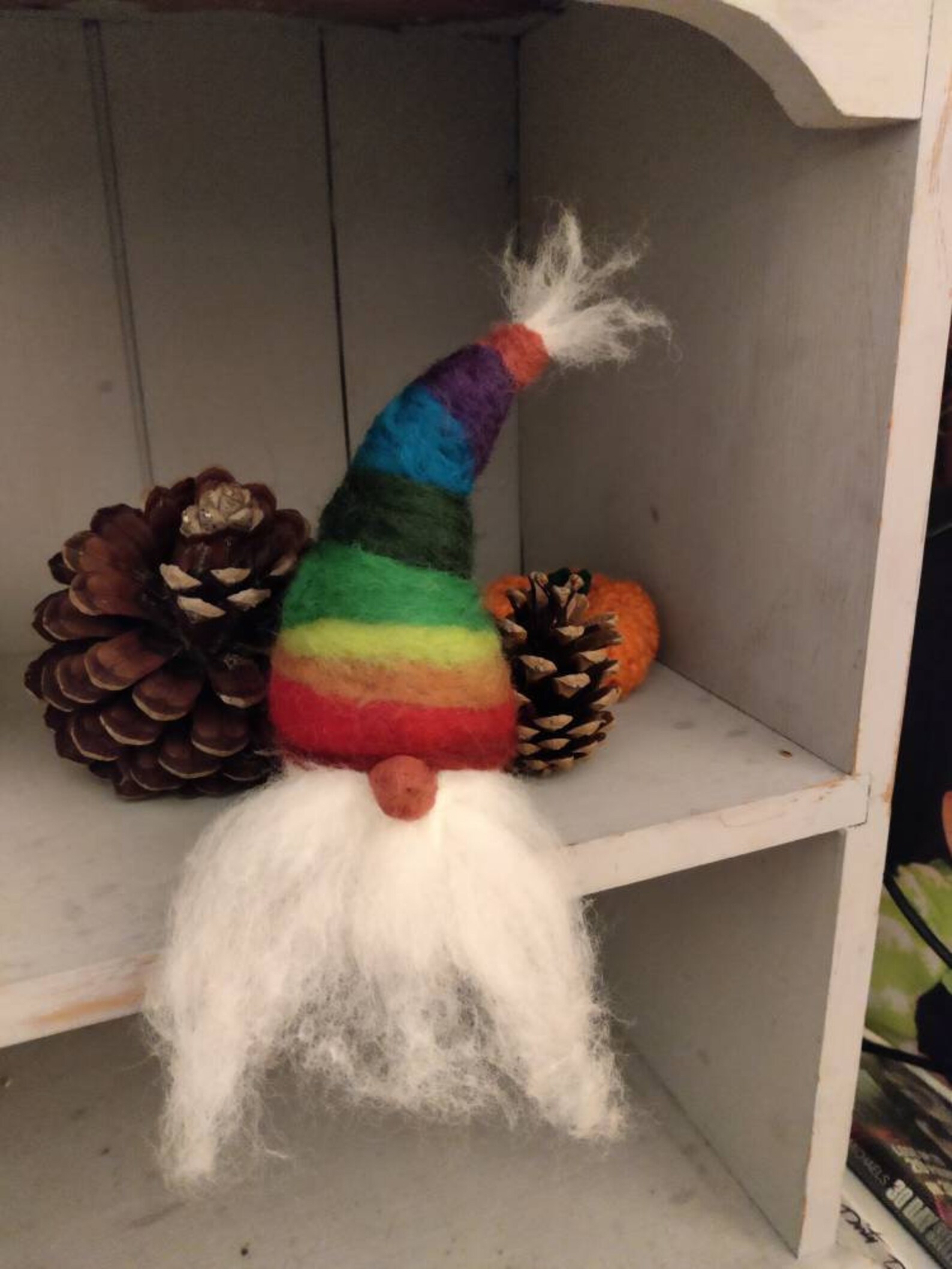 Rainbow felt gonk Etsy