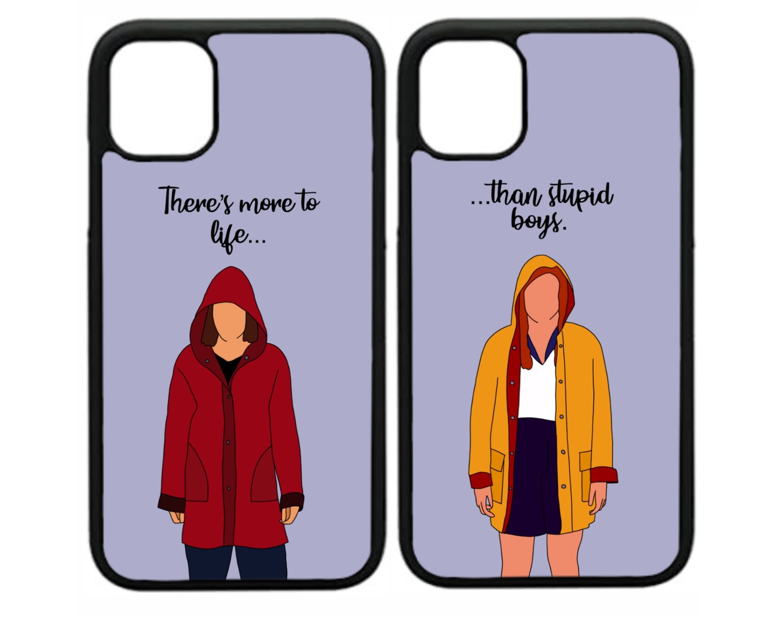 Stranger Things Matching Phone Cases. Eleven and Max. Best Etsy