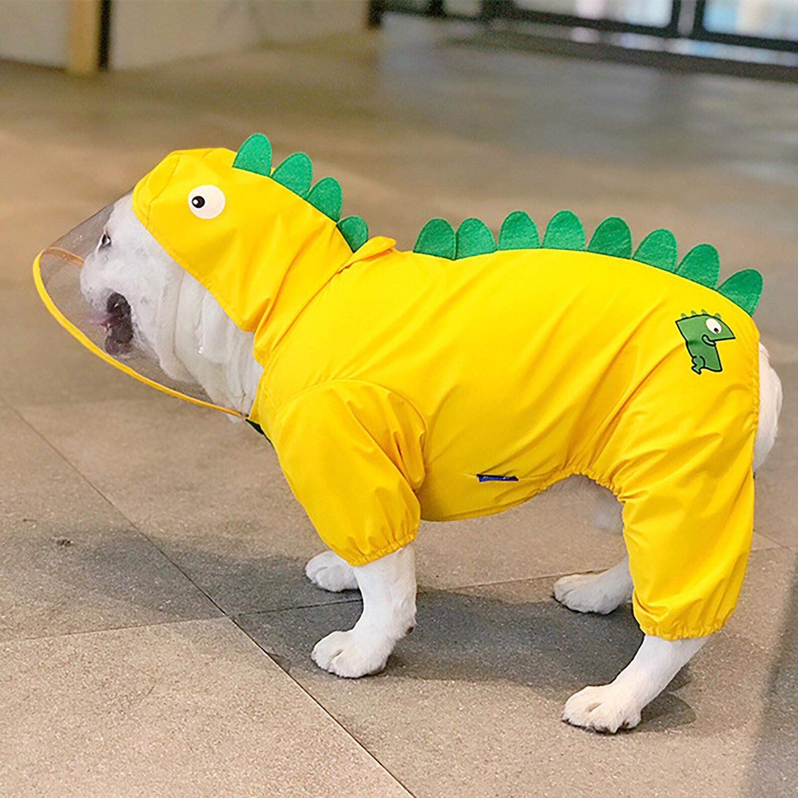 Pet Cute Dinosaur Raincoat Dog Raincoat with Hat Pet Etsy