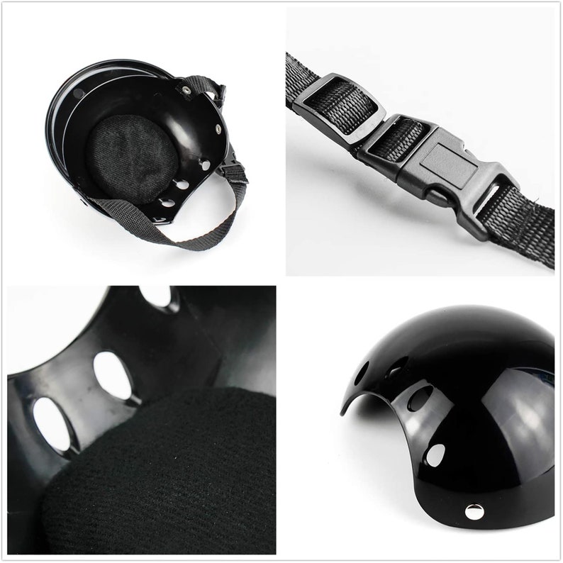 Head Accessories Ridding Cap Headwear puppy hat Pet Protection Helmet Motorcycle Bike Hat Pet Safety Ridding Cap Dog Hats Pet Helmet