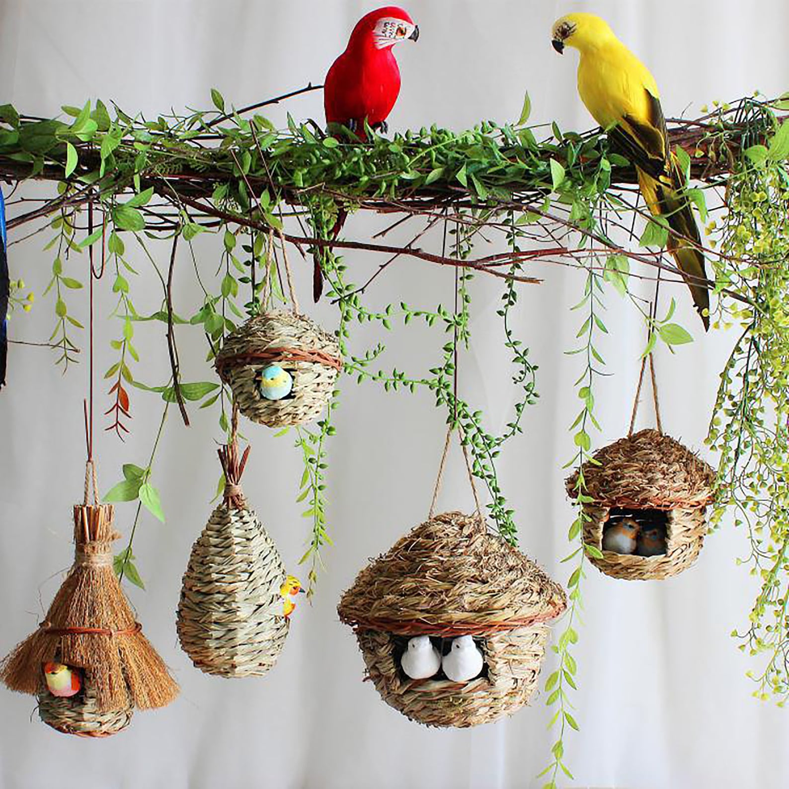Creative Handmade Bird's Nest Gardening Decoration Pet Etsy