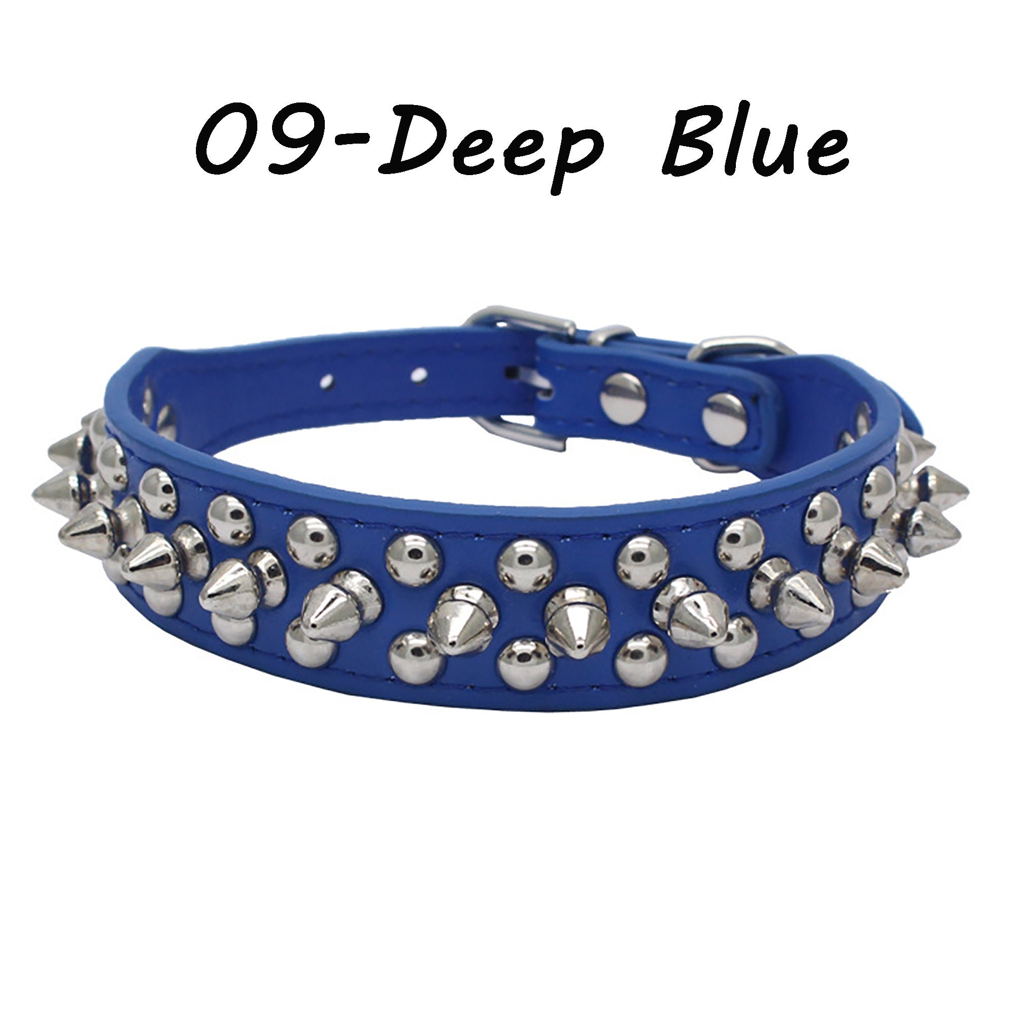 Retro Spiked Rivet Studded Dog Collars Vintage Pet Collar Etsy