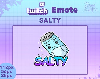 Twitch emote Salty
