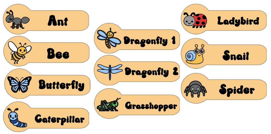 Personalised Insect, Name Badges: Girlguiding Leader - Etsy UK