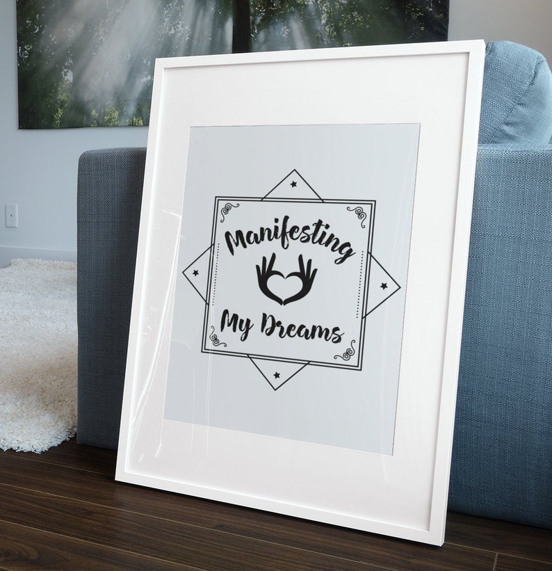 Download Manifesting my Dreams SVG Design Inspiration quote svg | Etsy
