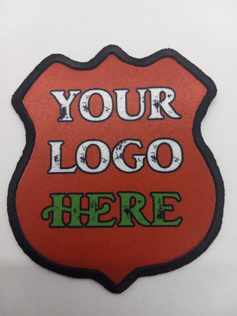 Custom Printed Iron-on Patches Choose Your Shape Printed - Etsy