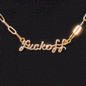 F Off Necklace