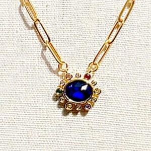 Sapphire Blue Necklace