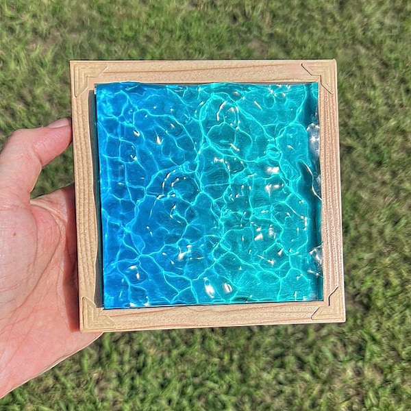 Ocean Tranquillity Aqua Art