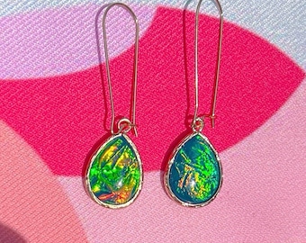 Green Opalite Earrings