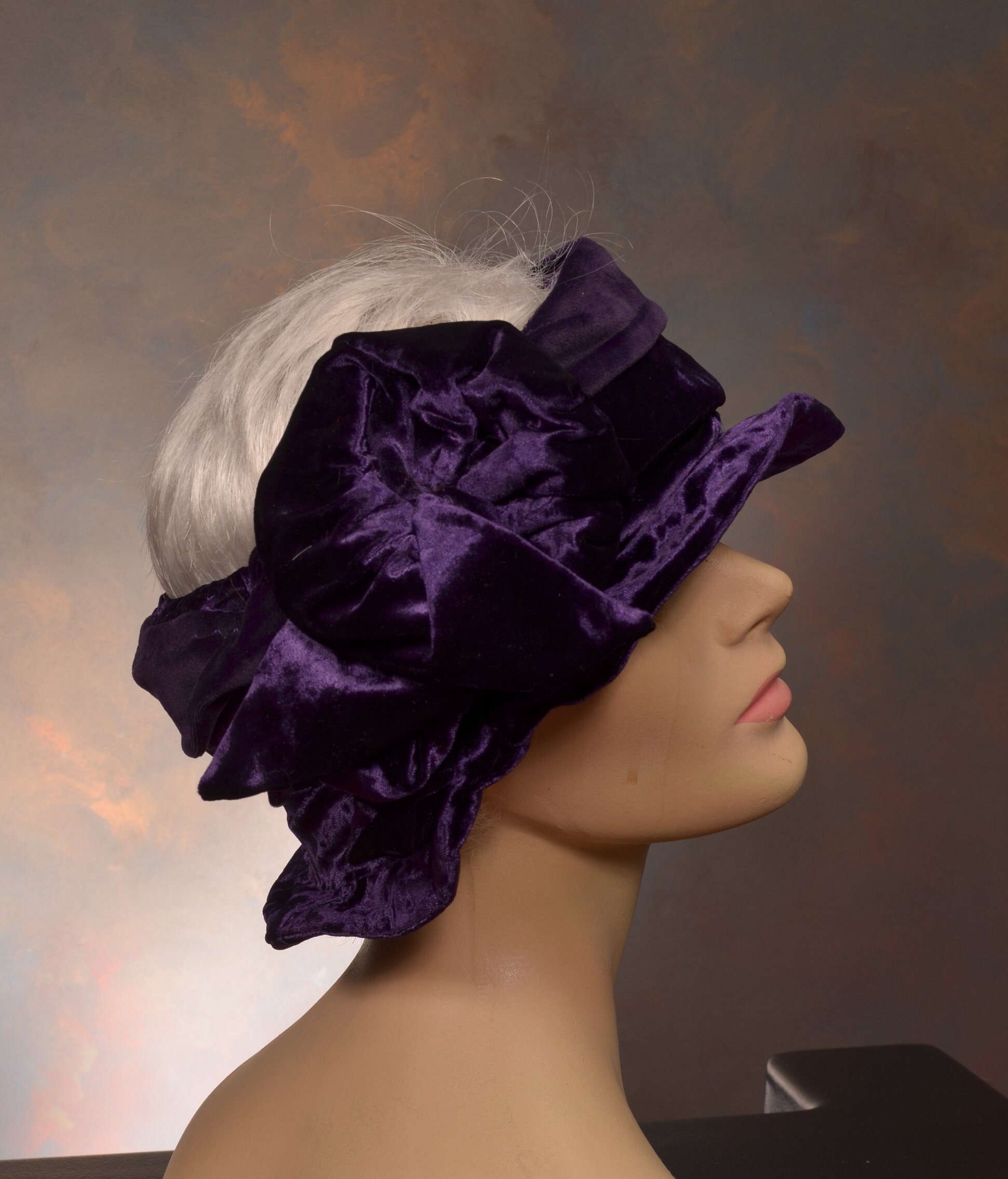 Purple Velvet Hat - Etsy Ireland