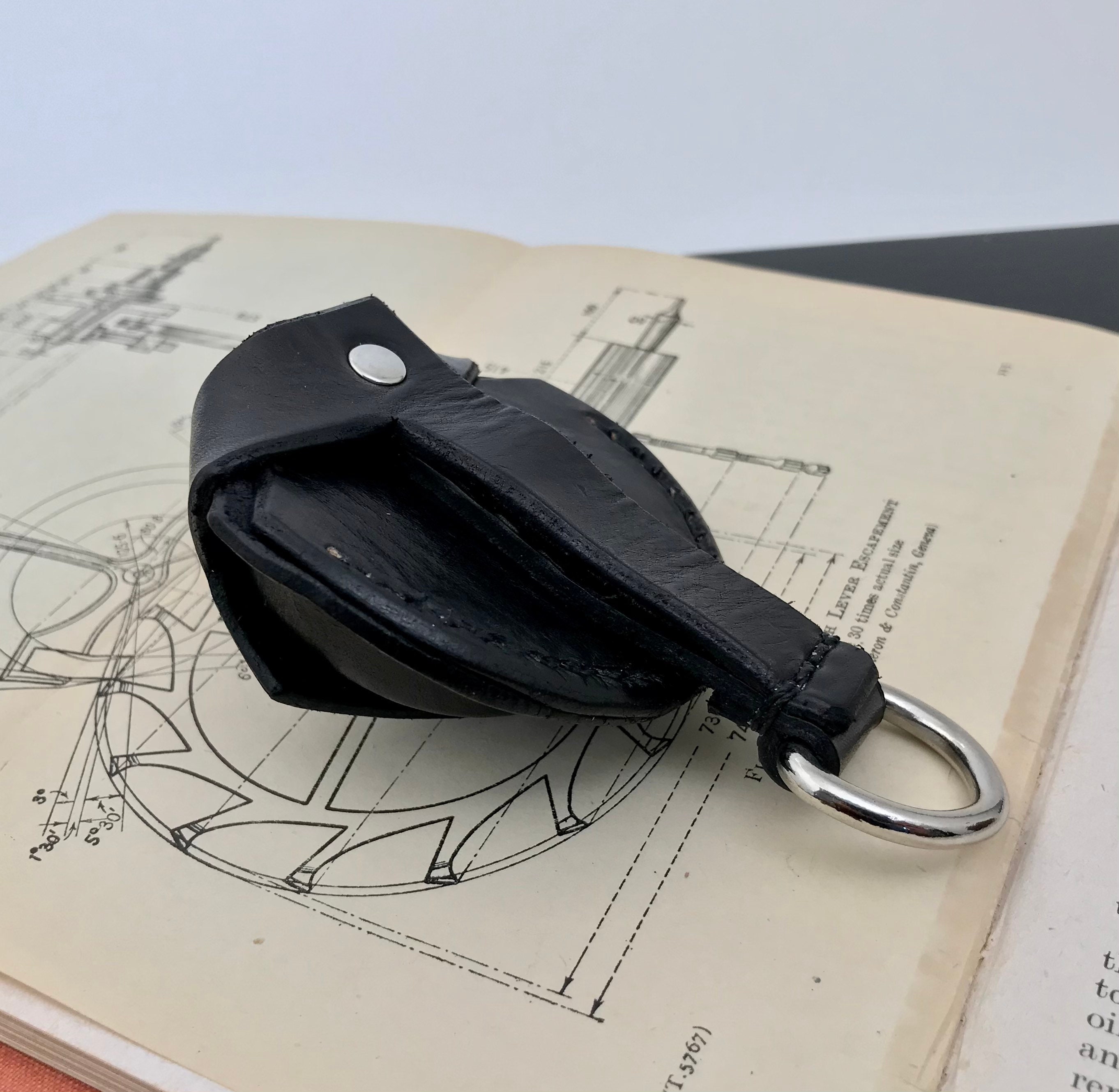 16 Size Leather Pocket Watch Holder Pouch with Belt Loop and Etsy