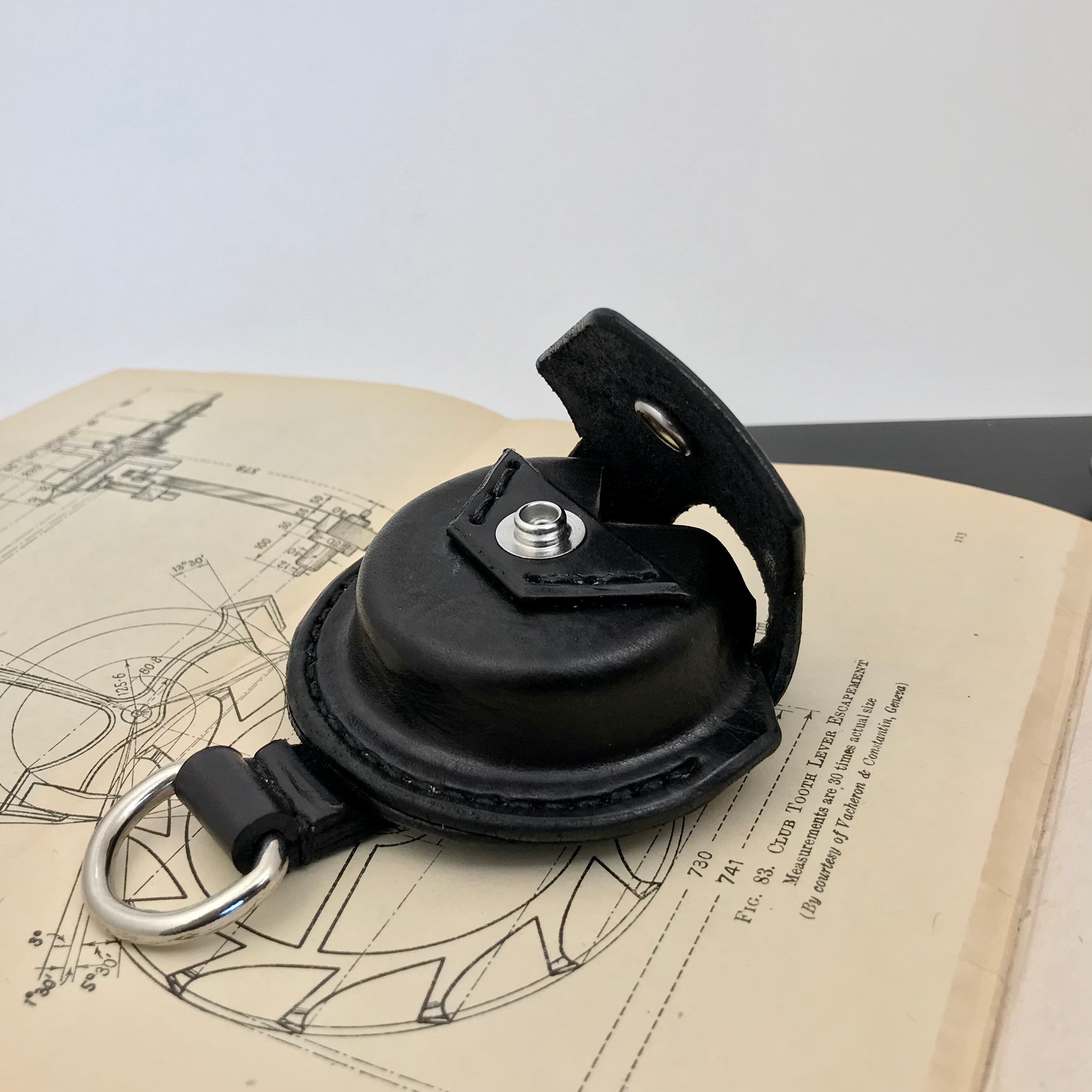 16 Size Leather Pocket Watch Holder Pouch with Belt Loop and Etsy