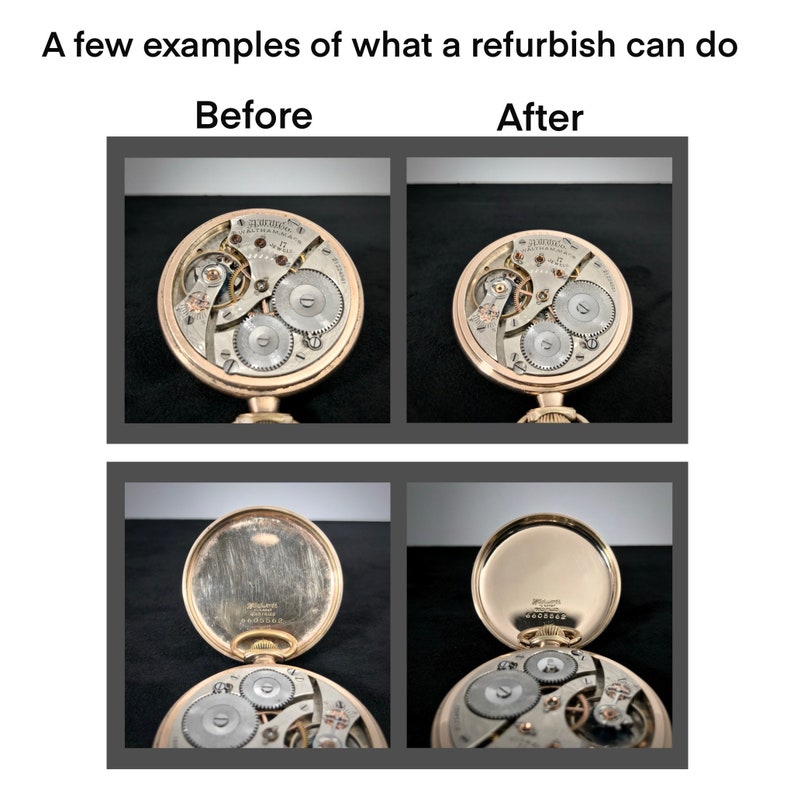 Pocket Watch Service/repair/refurbish Etsy