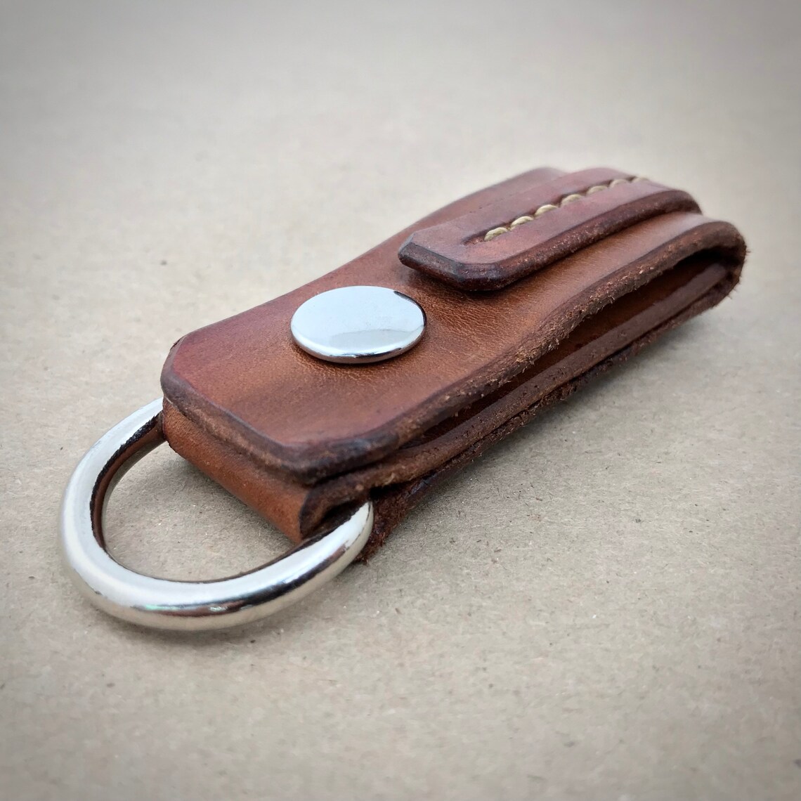 Brown Leather Belt Loop Holder Etsy