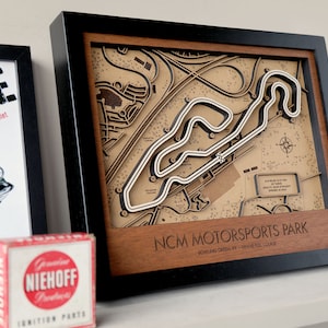 National Corvette Museum 3D Wood Track Map Motorsports Park Wall Art ...