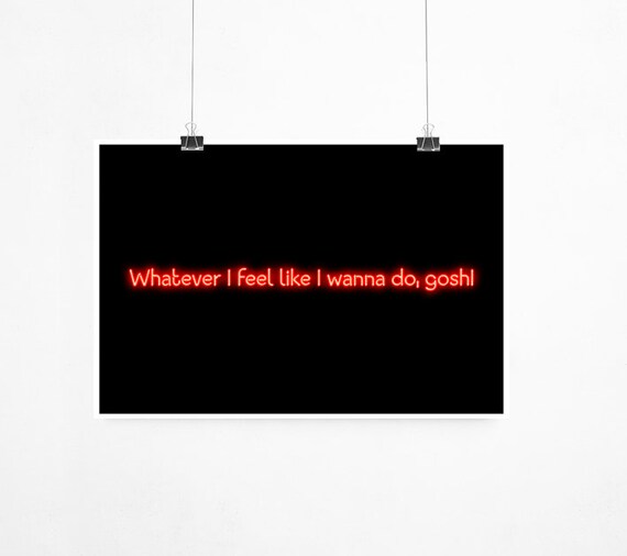 Napoleon Dynamite Sticker - 'Whatever I Feel Like' Bumper Sticker Vinyl Decal 5 Inch