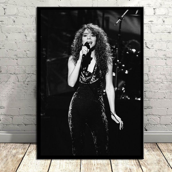 Mariah Carey, cartel de música, cartel vintage, cartel de lienzo, decoración de pared, arte de pared
