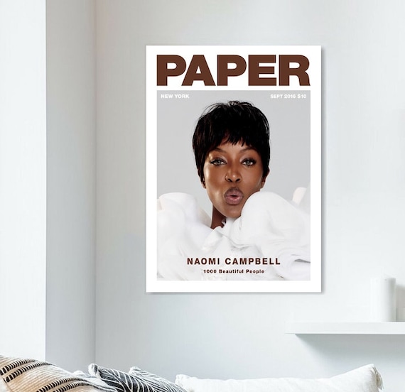 Naomi Campbell /ナオミ キャンベル/ポスター/ Amazon.com: Naomi Campbell Fashion Photography Poster - Black