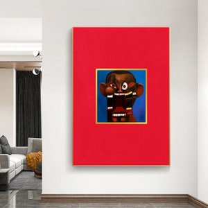 Meine schöne dunkle verdrehte Fantasie,Musik Poster,Leinwand Poster,Wand-Dekor,Kunst