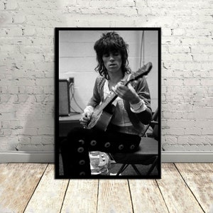 Keith Richards,Music Poster,Vintage Poster,Canvas Poster,Wall Decor,Wall Art