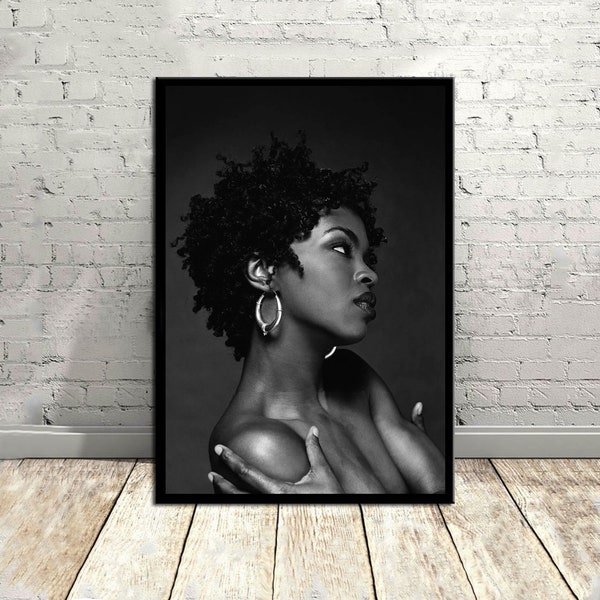 Lauryn Hill,Affiche musicale,Affiche vintage,Affiche en toile,Décoration murale,Art mural