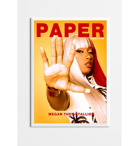 Megan Thee Stallion Magazine Cover Vogue Magazine Cover Etsy(02)