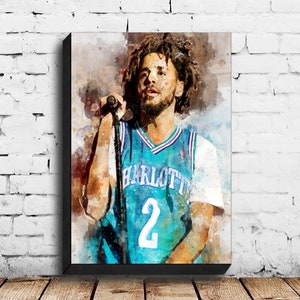 J Cole,Music Poster,Vintage Poster,Canvas Poster,Wall Decor,Wall Art