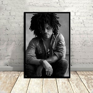 Lenny Kravitz,Music Poster,Vintage Poster,Canvas Poster,Wall Decor,Wall Art