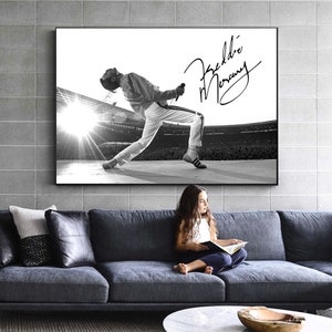 Freddie Mercury,Music Poster,Vintage Poster,Canvas Poster,Wall Decor,Wall Art
